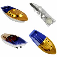 Tin toy candle boat Speedy G Pop Pop tin boat rattle boat