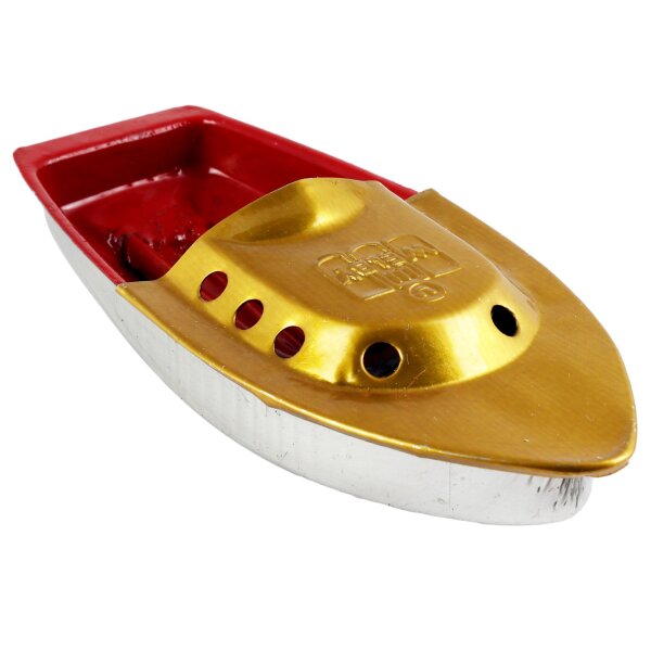 Tin toy candle boat Speedy G red pop pop tin boat rattle boat