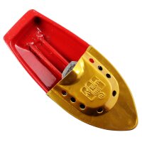 Tin toy candle boat Speedy G red pop pop tin boat rattle boat