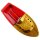 Tin toy candle boat Speedy G red pop pop tin boat rattle boat