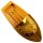 Tin toy candle boat Speedy G orange pop tin boat rattle boat