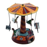 Blechspielzeug Karussell Swing Modell 01 kleines Jahrmarkt Blechkarussell Rummel Kirmes