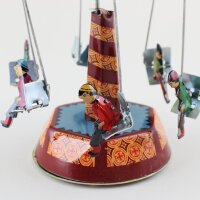 Blechspielzeug Karussell Swing Modell 01 kleines Jahrmarkt Blechkarussell Rummel Kirmes