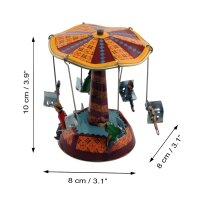 Blechspielzeug Karussell Swing Modell 01 kleines Jahrmarkt Blechkarussell Rummel Kirmes