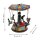 Tin toy carousel Swing model 02 small funfair tin carousel