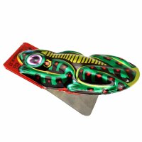 Tin toy clicker frog tin clicker big made of tin green