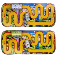 Blechspielzeug Spielbahn mit Auto Police Patrol Set...