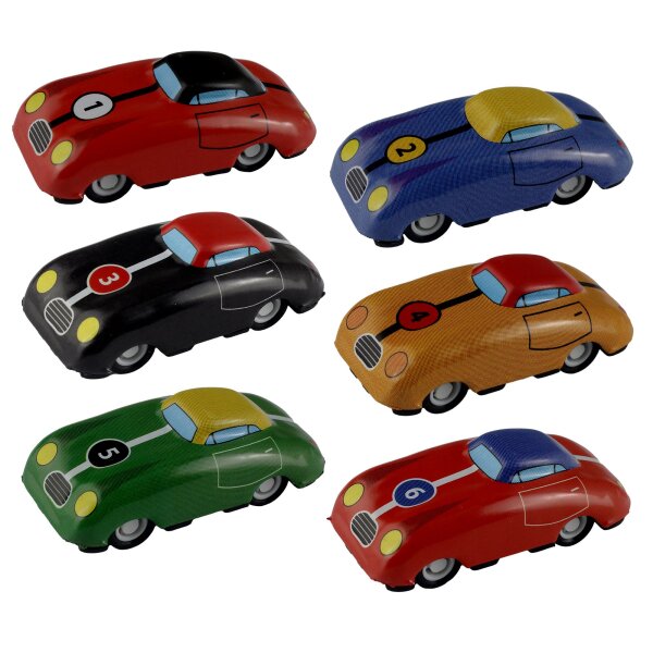 Blechspielzeug Mini Racer Auto Miniatur Rennauto Rennwagen Blechauto