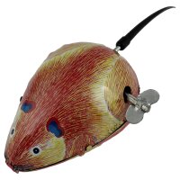 Blechspielzeug Maus rot Mäuschen Blechmaus