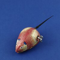 Blechspielzeug Maus rot Mäuschen Blechmaus