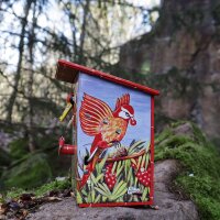 Bird money box savings box money box tin money pot Model 02 Woodpecker