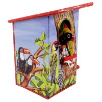 Bird money box savings box money box tin money pot Model 02 Woodpecker