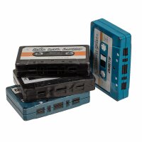 Tin box casket box magnetic tape cassette mixtape tin can