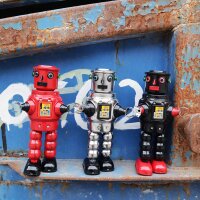 Roboter Mechanical Roby Robot Blechroboter