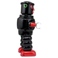 Roboter Mechanical Roby Robot schwarz Blechroboter