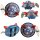 Blechspielzeug X-12 Space Surveyor 3er Pack Blechroboter