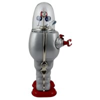 Robot Tin Toy Robot Space Trooper silver