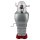 Robot Tin Toy Robot Space Trooper silver