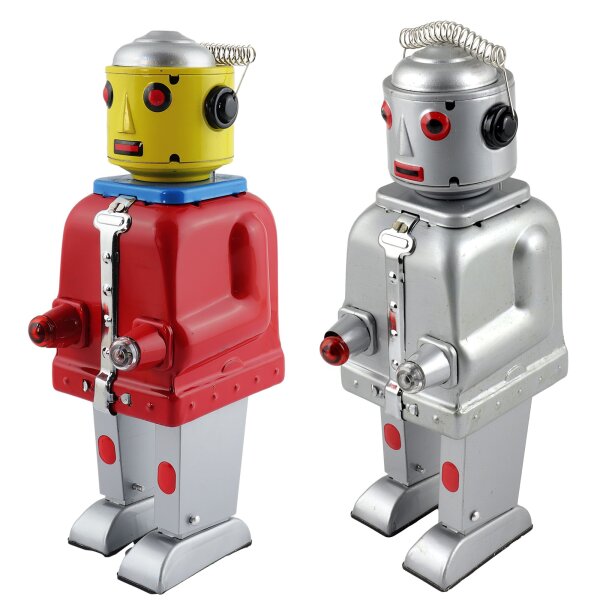 Roboter Mr. Robot the mechanical brain Blechroboter