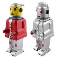 Roboter Mr. Robot the mechanical brain Blechroboter