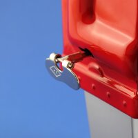 Robot Mr. Robot the mechanical brain tin robot red