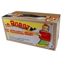 Robot Mr. Robot the mechanical brain tin robot red
