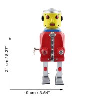 Robot Mr. Robot the mechanical brain tin robot red