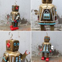 Robot Space Robot medium-sized tin robot
