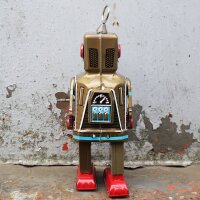 Robot Space Robot medium-sized tin robot brown