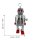 Roboter Space Robot mittelgroß grau Blechroboter