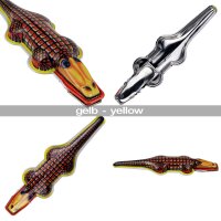 Blechspielzeug Knack Krokodil Klicker Knacktier Blechtier...