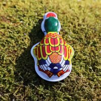 Blechspielzeug Knack Ente Klicker Blechtier Blechente