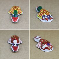 Blechspielzeug Knack Ente Klicker Blechtier Blechente