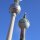 Tin toy television tower Berlin recycling sheet observation tower tin tower