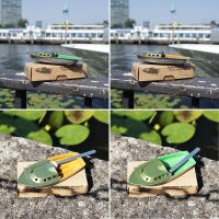 Blechspielzeug Kerzenboot Berlin gold Pop Pop Blech Boot Knatterboot