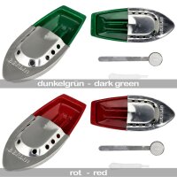 Blechspielzeug Kerzenboot Berlin silber Pop Pop Blech Boot Knatterboot