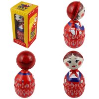 Blechspielzeug Stehaufmännchen Figur Wackelfigur