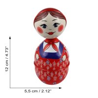 Tin toy stand-up man figure bobble figure roly poly toy