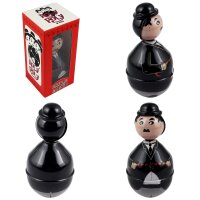 Tin toy stand-up man figure bobble figure roly poly toy