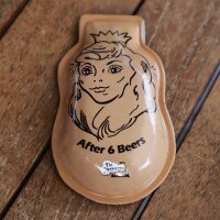 Blechspielzeug Knack Illusion Mann Frau Klicker Blechklicker