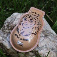 Blechspielzeug Knack Illusion Mann Frau Klicker Blechklicker