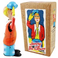 Tin toy collectable toys clown Jonny circus figure hat sheet metal clown