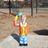 Tin toy collectable toys clown Jonny circus figure hat sheet metal clown