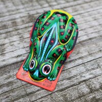 Blechspielzeug Knack Frosch groß Klicker Knacktier Blechtier Blechfrosch