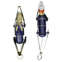 Tin toy climbing figure sailor on a string tin sailor