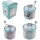 Tin toy farm animals music spinning can music box barrel organ tin box