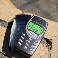 Tin box casket can phone mobile tin can