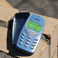 Tin box casket can phone mobile tin can