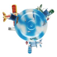 Tin toy carousel with propeller planes funfair tin carousel