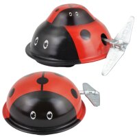 Tin toy ladybug beetle wind-up beetle